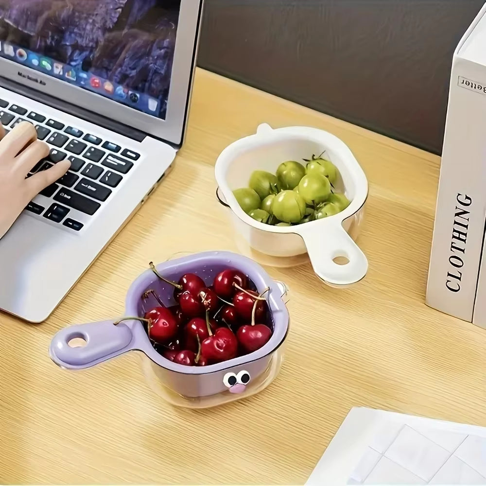 Dopamine Double-Layer Drain Basket – Wash & Strain in Style